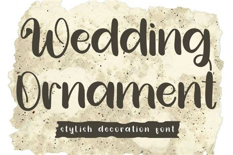 Wedding Ornament - Stylish Decoration Font (1367666)