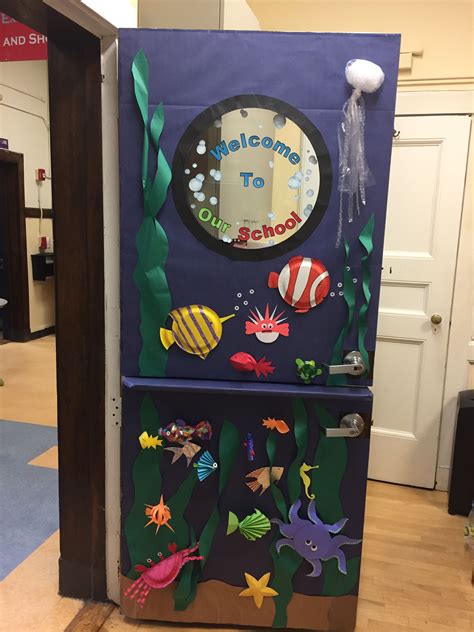 Ocean Themed Elementary School Door Decor Ocean Theme Preschool, Preschool Classroom Decor ...