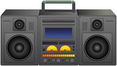 Radio Cassette 80s Boombox Png Transparent Cartoon Free Cliparts ...