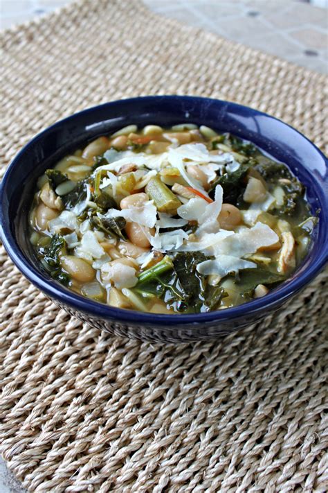 National Turkey Neck Soup Day | Kale, Bean, and Orzo Soup – The Foodie ...