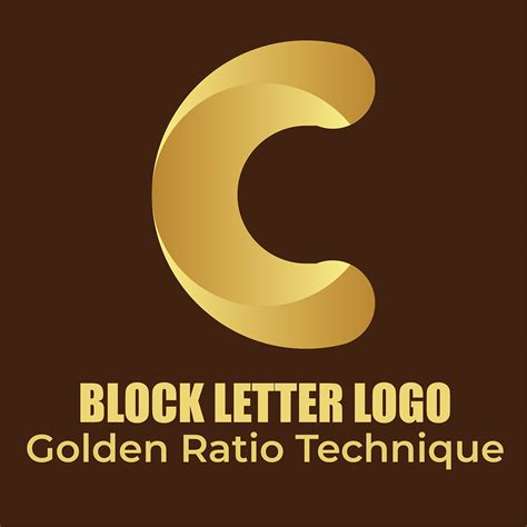 Golden Ratio Block Letter "C" Logo on Behance