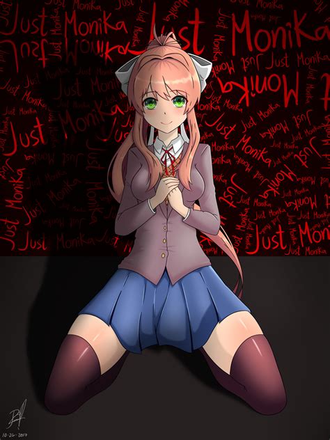 Doki doki literature club artwork - adamsthegreen