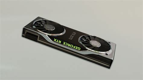 3D model Geforce RTX 2070 VR / AR / low-poly | CGTrader