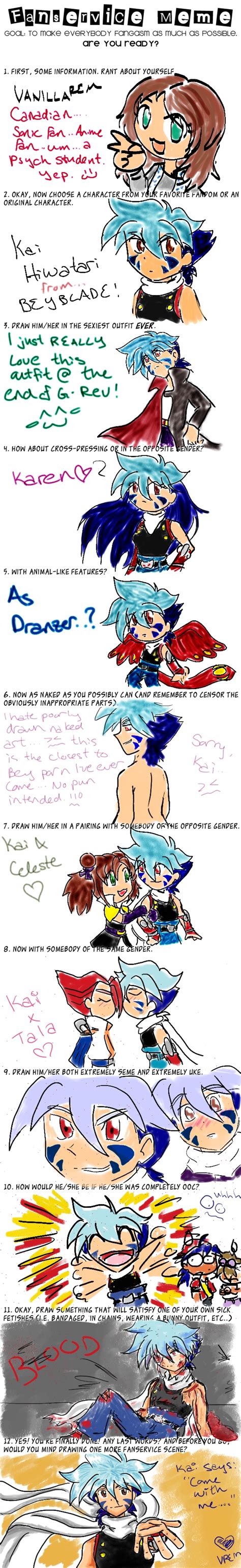 Fanservice Meme-Kai Hiwatari by VanillaREM on DeviantArt