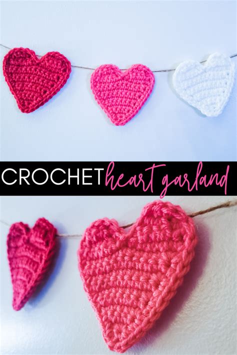 Crochet Heart Garland - Free Pattern