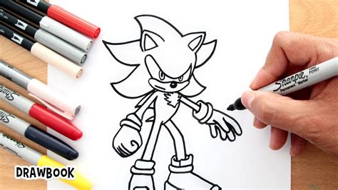 How to draw SHADOW | Sonic The Hedgehog - YouTube