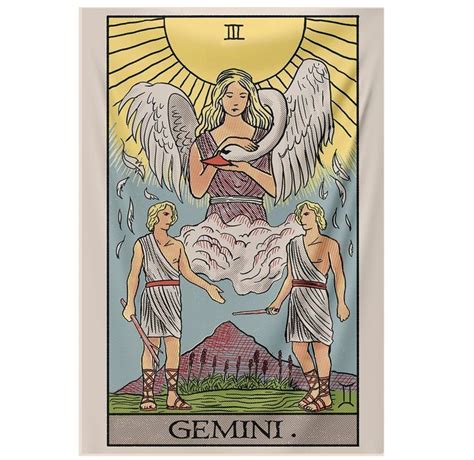 The Gemini Lovers Tapestry | Gemini lover, The lovers tarot card, Gemini