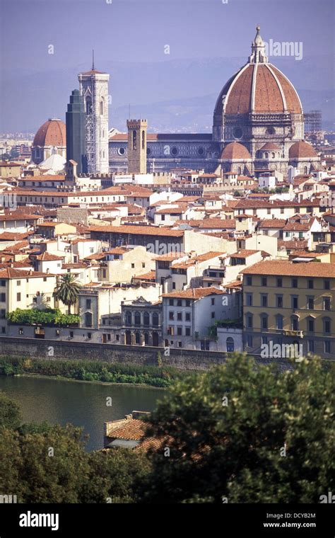 Florence - view from Piazzale Michelangelo Stock Photo - Alamy