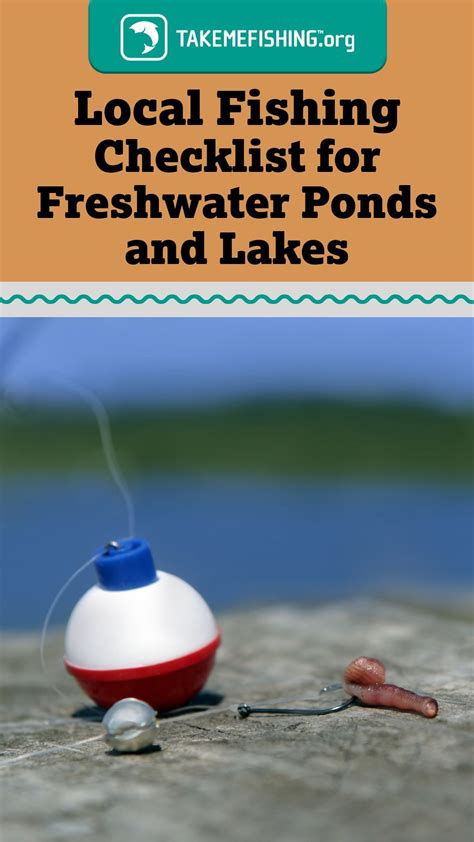 Local Fishing Checklist for Freshwater Ponds and Lakes | Freshwater ...