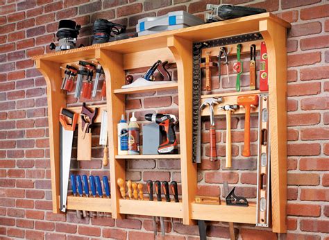 Wall-Mounted Tool Rack | Woodworking Project | Woodsmith Plans | Tool ...