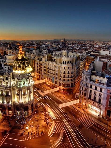 Dowtown Madrid, Spain - Gran Vía - - - Tip, Madrid City HD wallpaper | Pxfuel