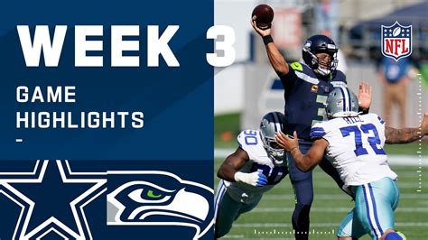 Cowboys vs. Seahawks Week 3 Highlights | NFL 2020 - YouTube