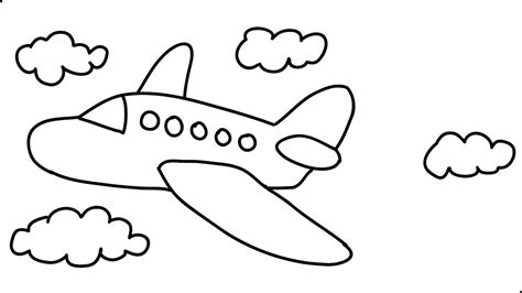 Simple Airplane Drawing at PaintingValley.com | Explore collection of Simple Airplane Drawing