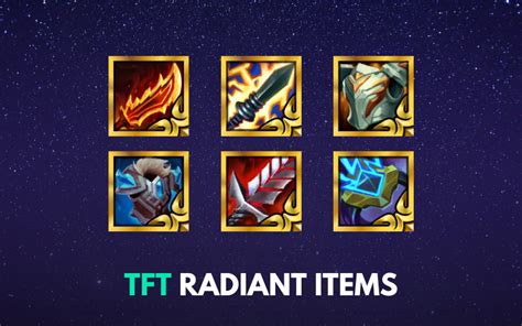 All TFT Radiant Items in Set 10 - The Rift Crown