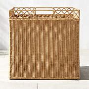 Tamra Natural Rattan Storage Basket by Ross Cassidy | CB2