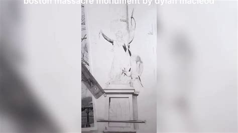 Boston Massacre / Crispus Attucks Monument realistic drawing - YouTube