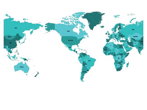 World Map Countries Labeled