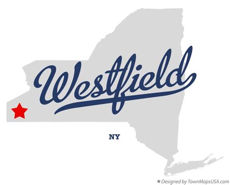 Map of Westfield, NY, New York