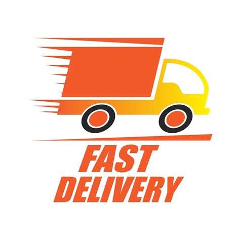 Premium Vector | Food delivery logo with truck design