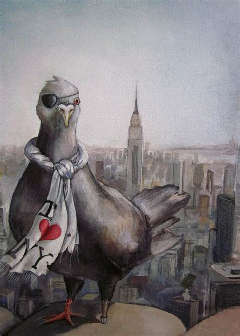 I love New York Pigeon Fine art giclee print on by DarlingRomeo, $98.00 | Bird art, Animal art, Art