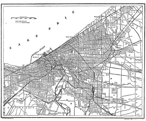 Detailed Map Of Cleveland Ohio