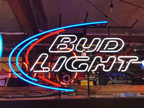 Bud light neon sign