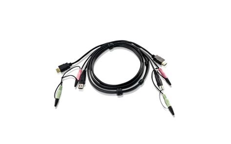 Aten 1.8m USB HDMI to DVI-D KVM cable with Audio — Network Computer Wireless