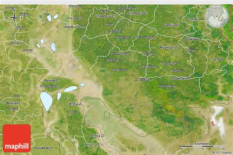 Satellite 3D Map of Lakshmipur Zl