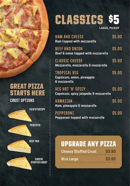 Pizza Hut Menu, Menu for Pizza Hut, Sydenham, Christchurch - Menumania ...