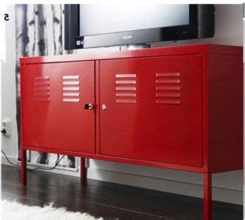 Amazon.com: Ikea Red Cabinet Tv Stand Multi-use Lockable: Home & Kitchen Ikea Ps Cabinet, Ikea ...