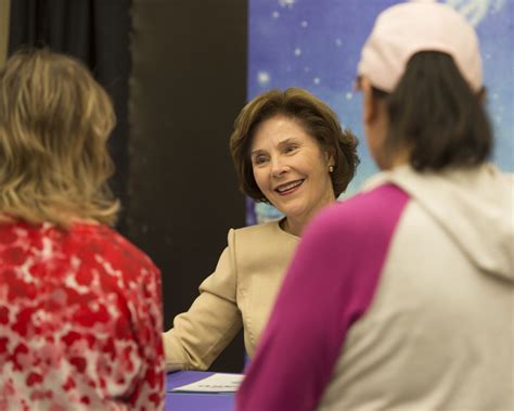 Laura Bush book signing at the Centennial Library