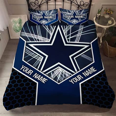 Dallas Cowboys Bedding Set Custom Name Dallas Cowboys Duvet | Etsy