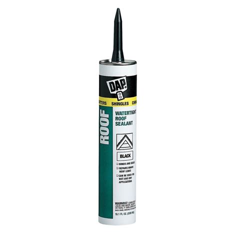 Shop DAP Roof Sealant 10.1-oz Black Paintable Advanced Sealant Caulk at ...