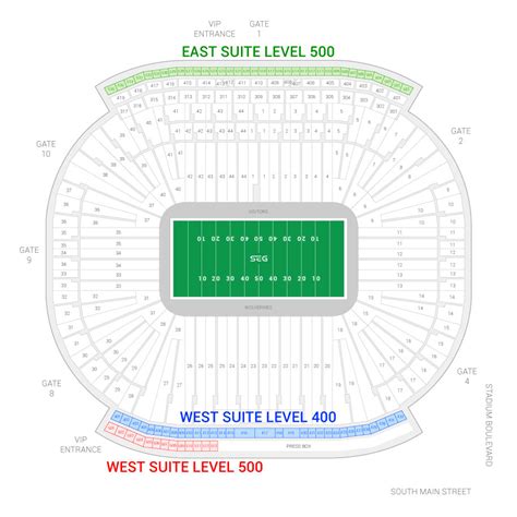 The Big House Stadium Seating Chart | Brokeasshome.com