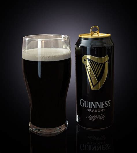 Guinness Draught Dark Irish Dry Stout Beer 4 x 440mL Cans | Drinkland