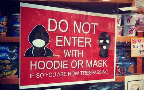 Philly Man Angers New Yorkers With No-Hoodies Signs - Philadelphia Magazine