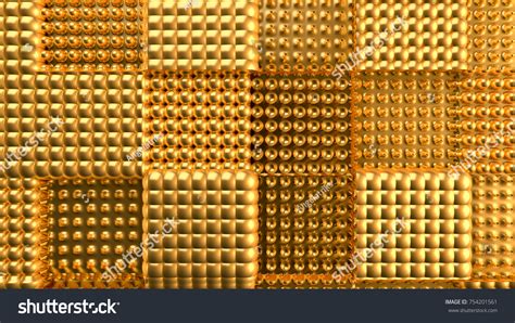 Gold Background Texture 3d Illustration 3d Stock Illustration 754201561 | Shutterstock