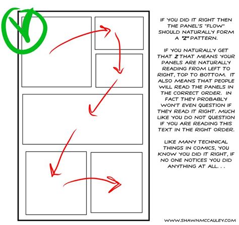 Simple comic layout many panels - messagenored