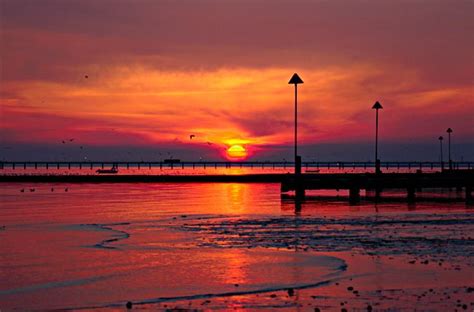 Sunset at Southend Pier, Essex England | Southend-on-sea, Leigh on sea, Southend