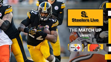 WATCH: The Match Up - Steelers vs. Browns