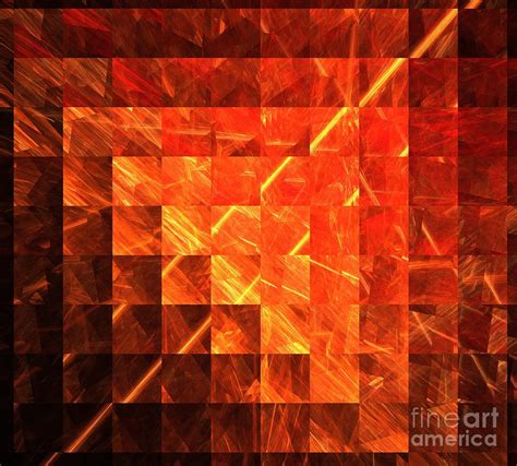 Ruby Cubes Digital Art by Kim Sy Ok - Fine Art America