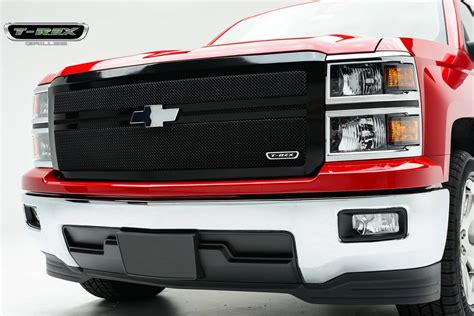 2014-2015 Silverado 1500 Upper Class Grille, Black, 1 Pc, Replacement, 2 Bar Design - PN #51118