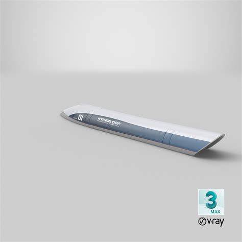 Hyperloop train 3D model - TurboSquid 1446992