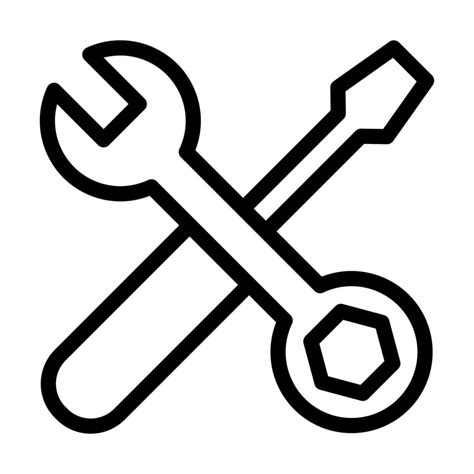 Wrench Icon Design 12378208 Vector Art at Vecteezy