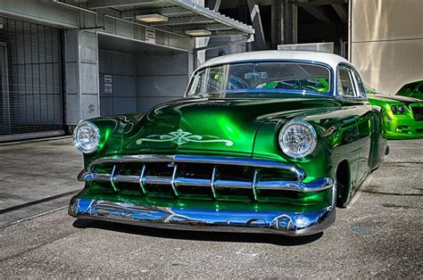 Candy Green ’54 Chevy Custom | SEMA 2013 | Forged Photography | Dream ...