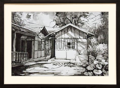 Painting of a house in Sikkim – SHURUA(R)T