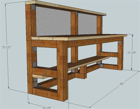 gunsmith bench design | Woodworking bench plans, Garage work bench, Bench plans