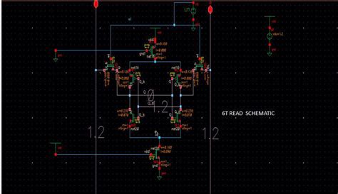 1 Schematic of 6T SRAM cell during read operation | Download Scientific Diagram