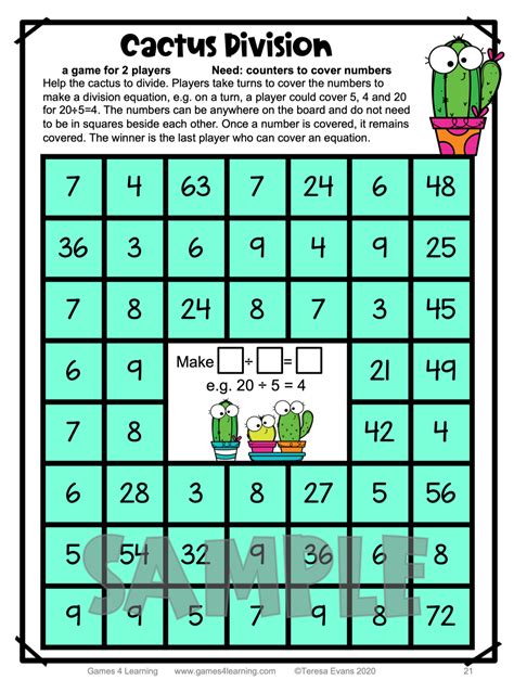 Fun Games 4 Learning: 50 Free Math Games