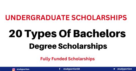 20 Types Of Bachelors Degree Scholarships In 2023